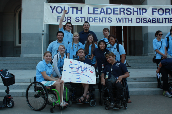 YLF Small Group delegates and alumni staff on West Steps of Capitol. YLF Small Group delegates and alumni staff.